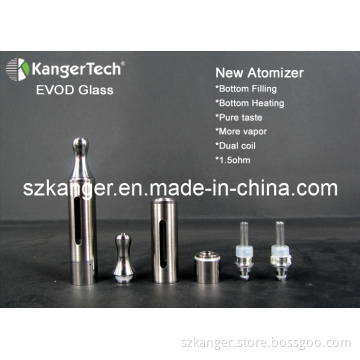 New Dual Coils Kanger Evod Glass Clearomizer in 2014
